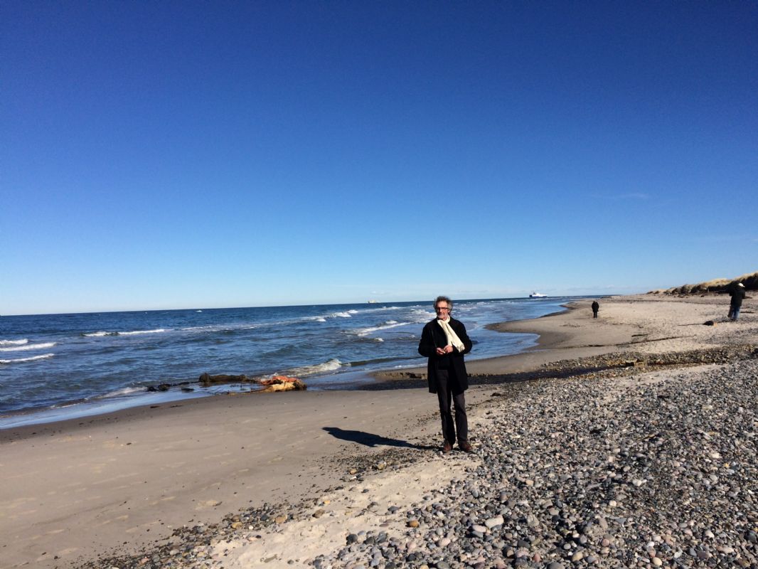 Snderstrand/ Kattegat ved det Hvide fyr