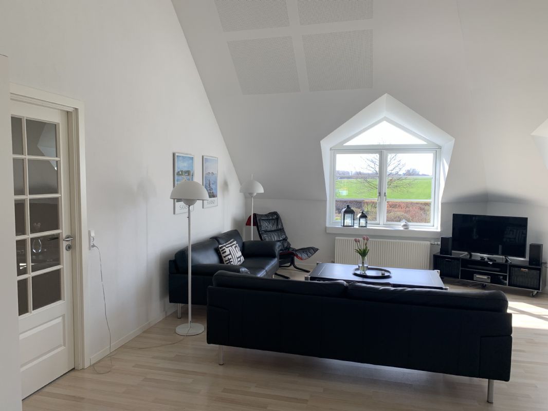 Udsigt fra sofa omr�det